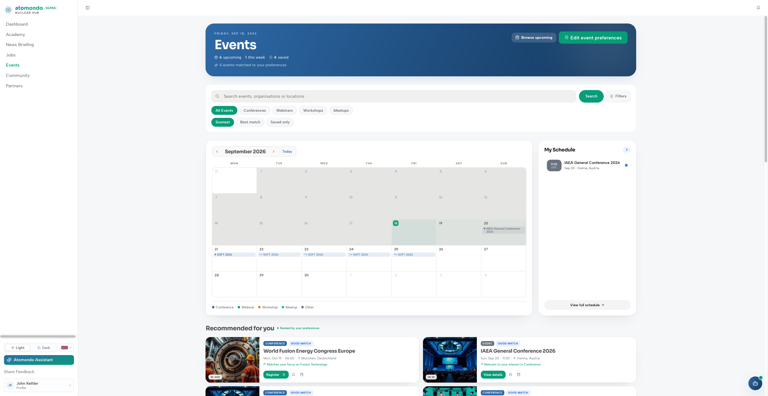 Atomondo Events